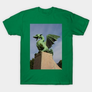 Dragon Bridge in Ljubljana, Slovenia T-Shirt